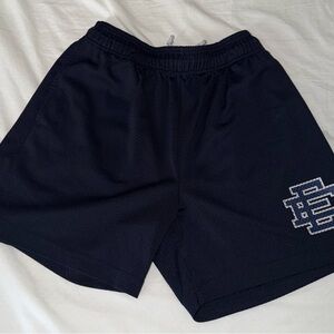 Eric Emanuel Navy Blue Athletic Shorts